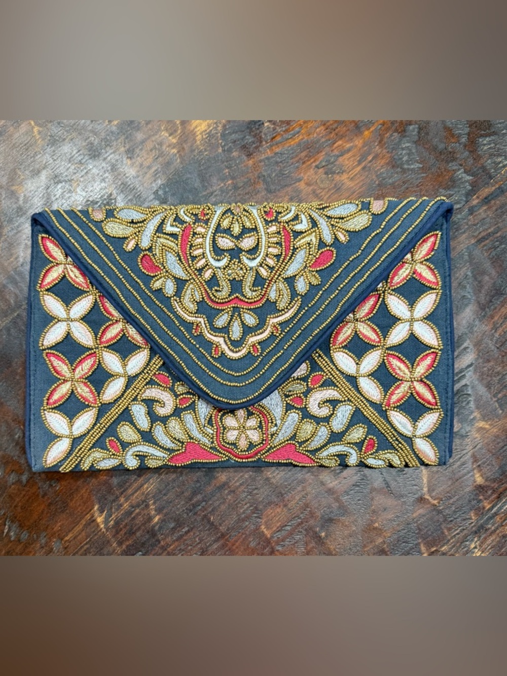 Francesca’s beaded clutch/shoulder bag , NWT
